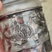 Antique sterling sugar and creamer pair