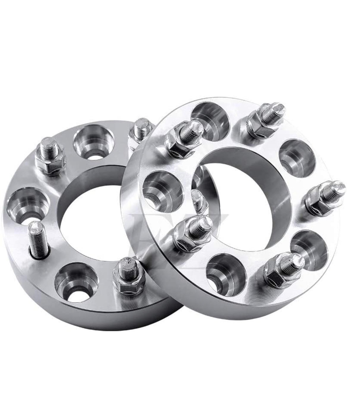 EZAccessory 2 Billet Wheel Adapters 5x112 to 5x4.5 (5x112 to 5x114.3) Thickness
