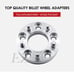 EZAccessory 2 Billet Wheel Adapters 5x112 to 5x4.5 (5x112 to 5x114.3) Thickness
