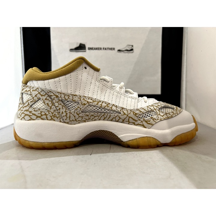 Air Jordan 11 Retro Low GS 306006-173 Youth White/Gold Sneaker Shoes US Size 6