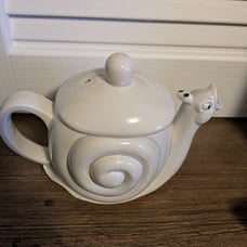 Unique Japanese Ceramic Snail Teapot