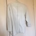 Vintage White Leather Jacket VAKKO XS