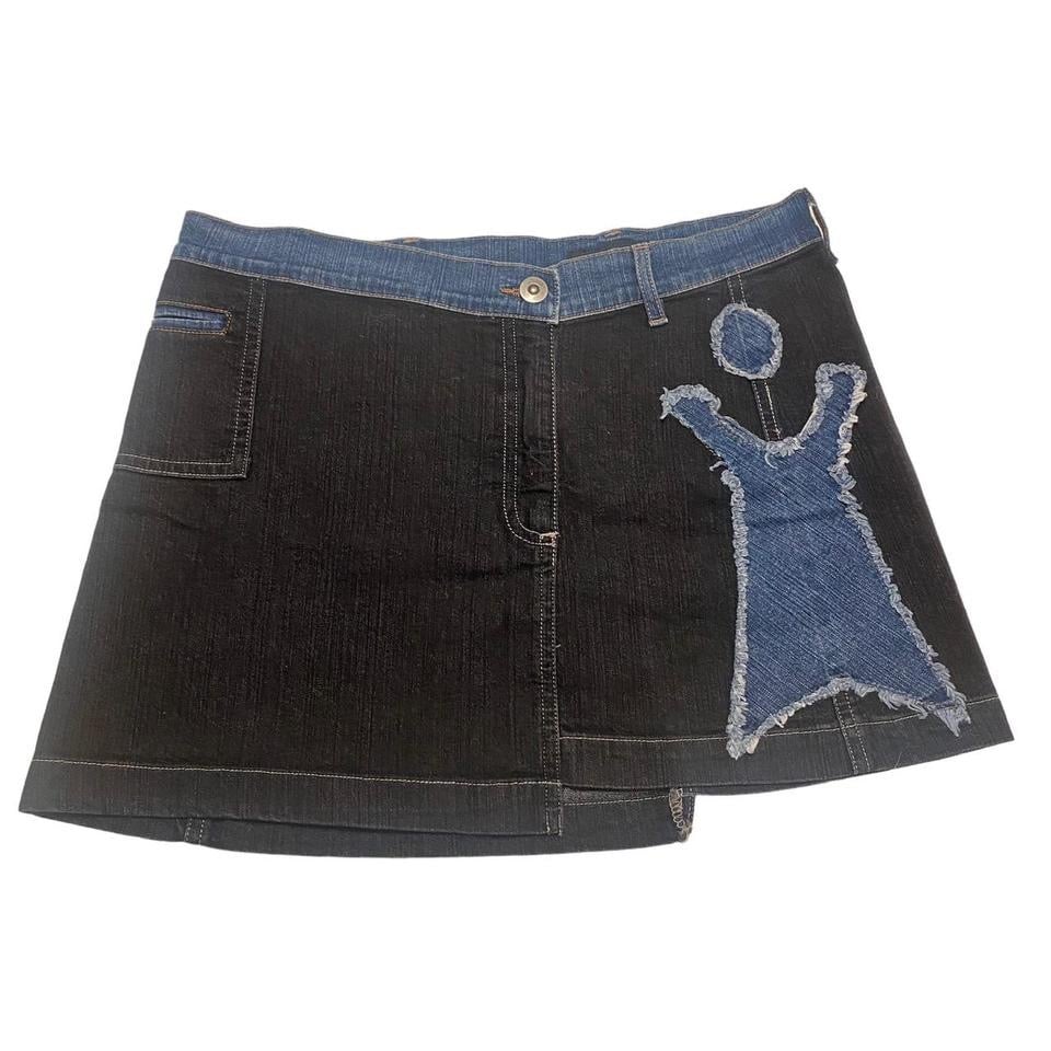 vintage cop copine denim skirt