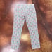 J Crew 28 Toothpick white brightly floral pattern midrise skinny cut ankle jeans