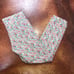 J Crew 28 Toothpick white brightly floral pattern midrise skinny cut ankle jeans