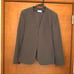 PLST (Plage) Suit Set, Gray, No-Collar Jacket, 2023