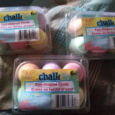 Easter Egg Chalk (3 packs)