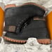 Timberland Boots Men's 11 Warm Lined 6 WATERPROOF Black Nubuck Plaid Tan Boots