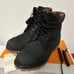 Timberland Boots Men's 11 Warm Lined 6 WATERPROOF Black Nubuck Plaid Tan Boots