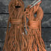 150ft orange climb line with snap hooks