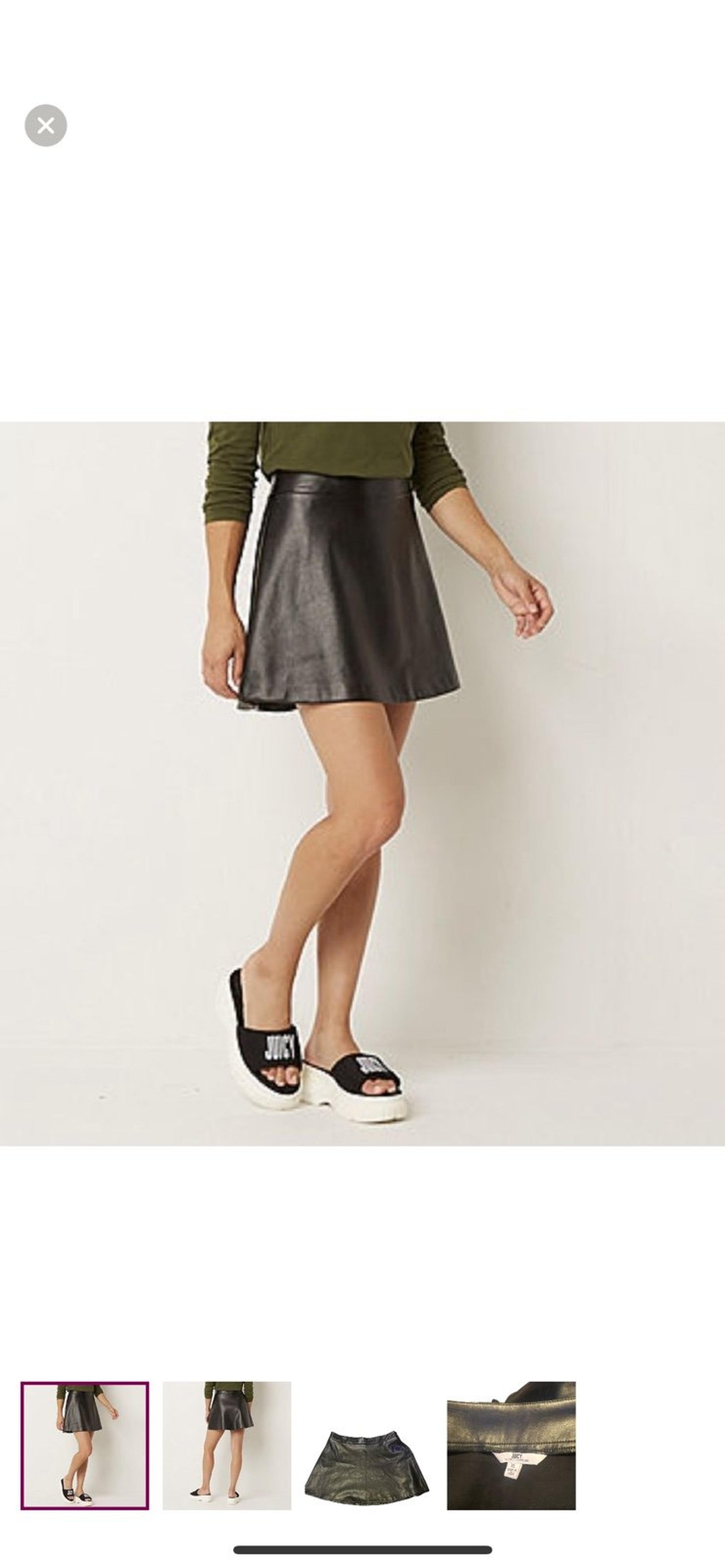 Juicy By Juicy Couture Womens Mid Rise A-Line Skirt