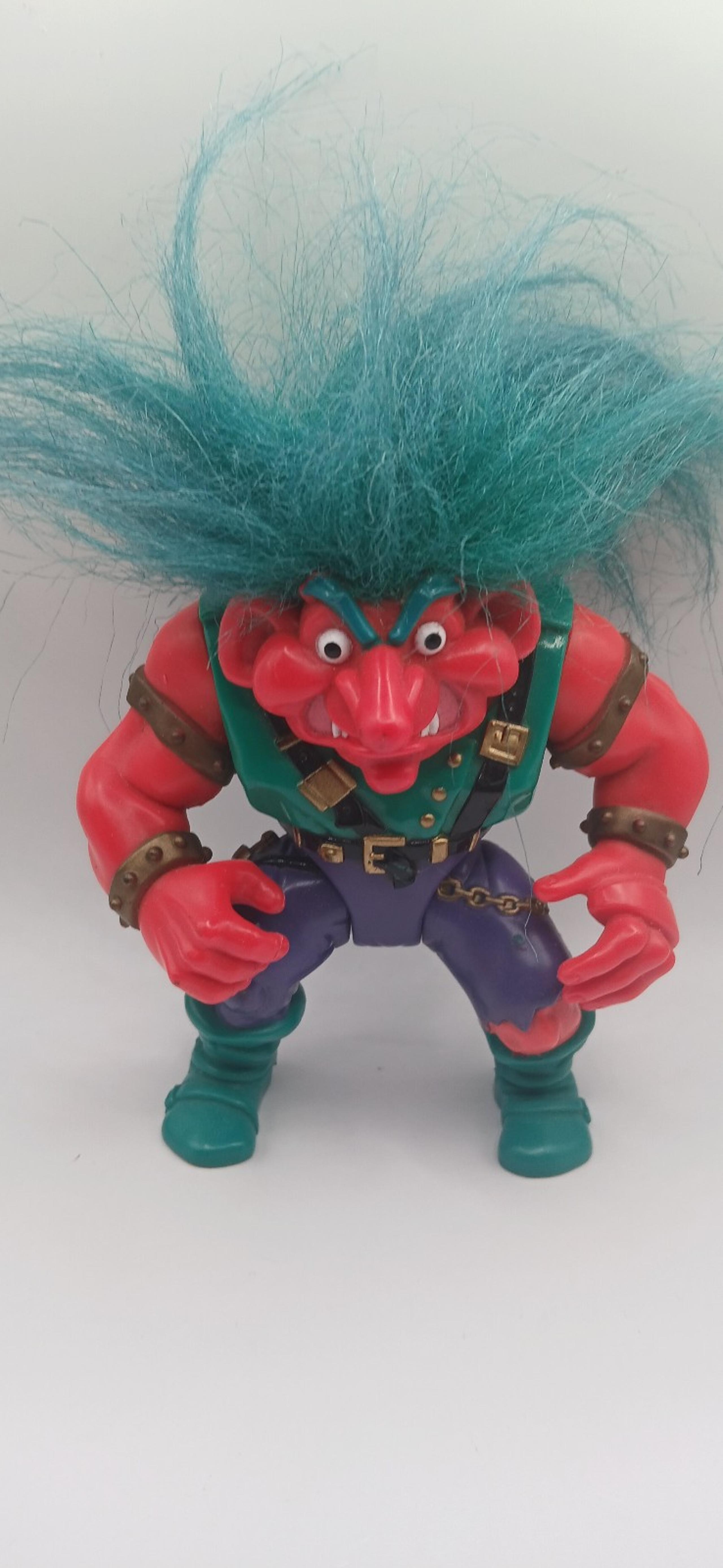 TROLL WARRIORS VEGAR THE CHAMPION Vintage Toy Action Figure by VGC - Applause
