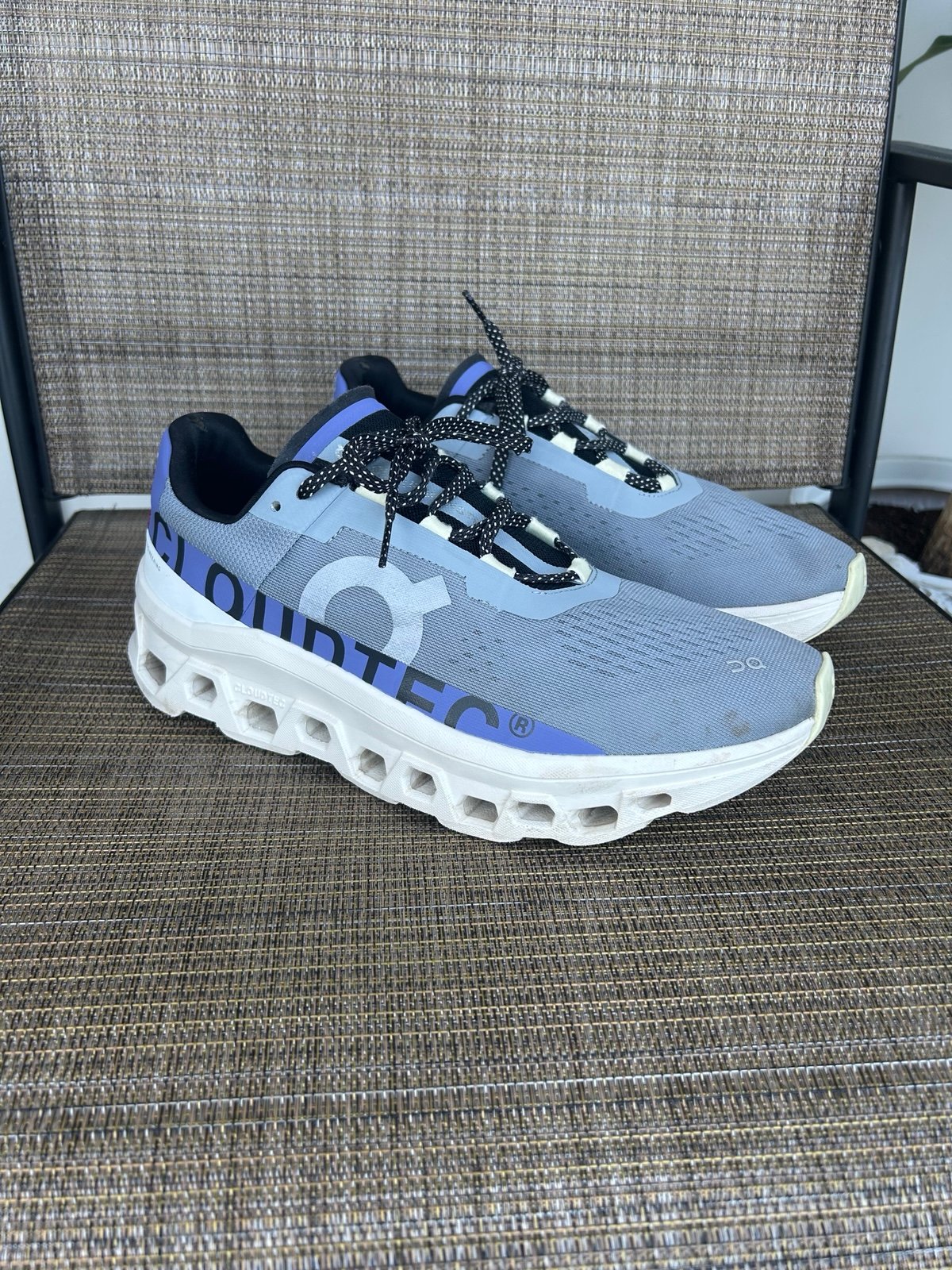 Men’s Cloudmonster on Running Sneakers size 10 61.97787 blueberry blue mist