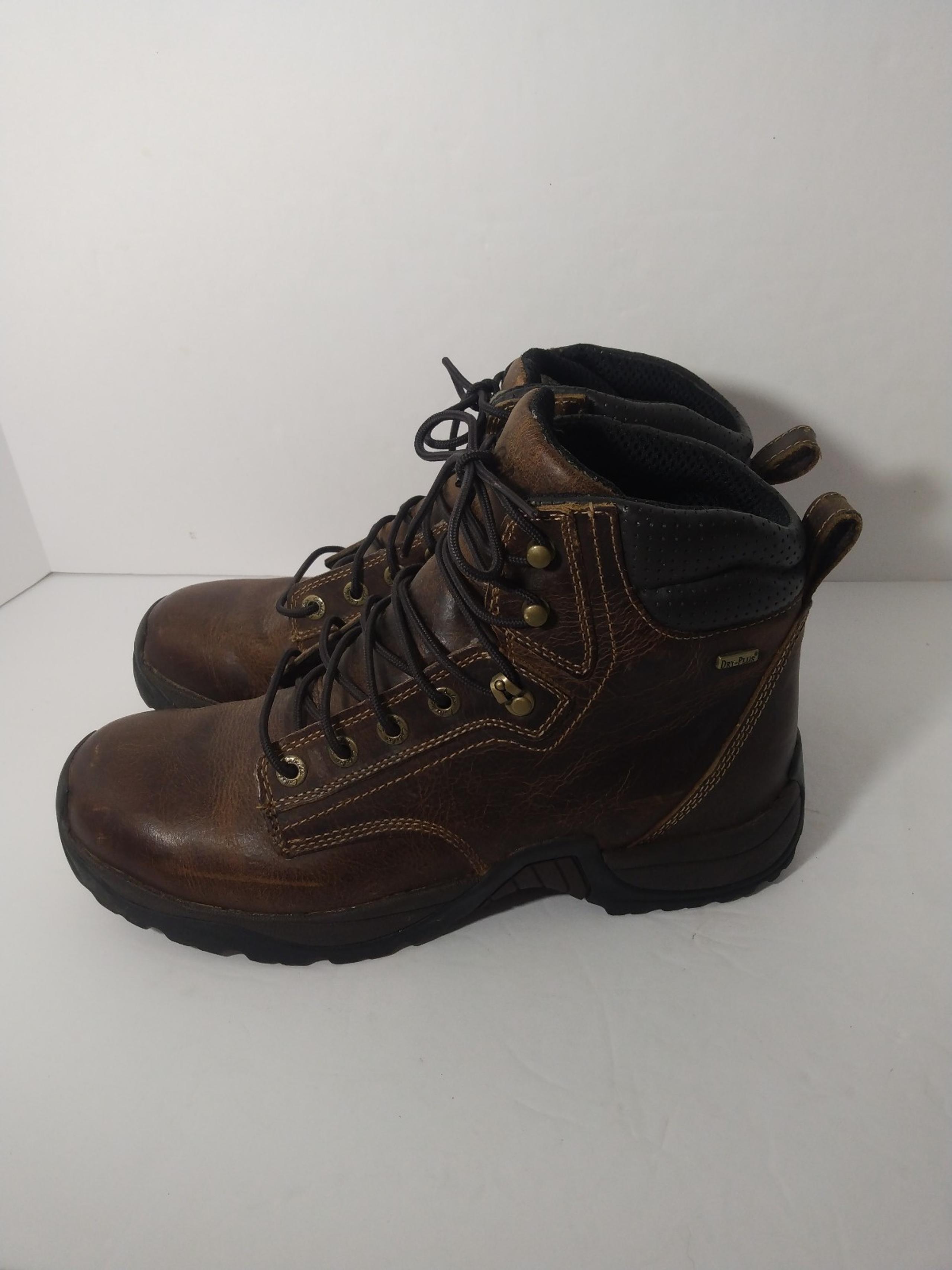 Mens Cabelas 81-8570 Roughneck Ledger Waterproof Leather Boots Sz 11W