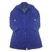 NEW Isaac Mizrahi Live! 4 Pea Coat Blue Winter Jacket Long S Small Long Button