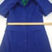 NEW Isaac Mizrahi Live! 4 Pea Coat Blue Winter Jacket Long S Small Long Button
