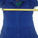 NEW Isaac Mizrahi Live! 4 Pea Coat Blue Winter Jacket Long S Small Long Button