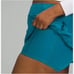 LULULEMON PACE RIVAL SKIRT/SKORT TALL/LONG-HAWAIIAN BLUE-8-POCKETS