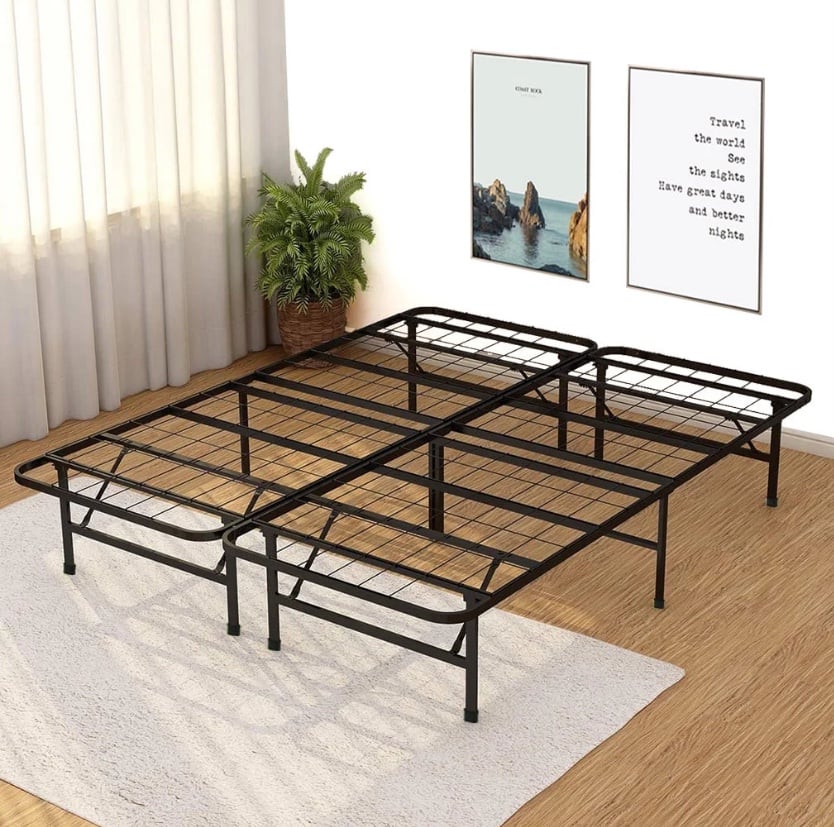 Platform Bed Frame Queen Metal Base