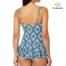 Chaps Skirted Bandeau Mio One Piece Swimsuit Size 16W
