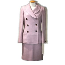 Michelle Moissac-Paris Pink Wool Set Jac