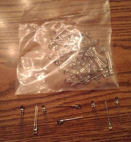 Lot of 68: Hewlett Packard HLMP-3950 LEDs :: FREE Shipping