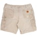 Vintage Carhartt Desert Tan Duck Canvas Work Wear Shorts Carpenter Baggy 38 Y2K
