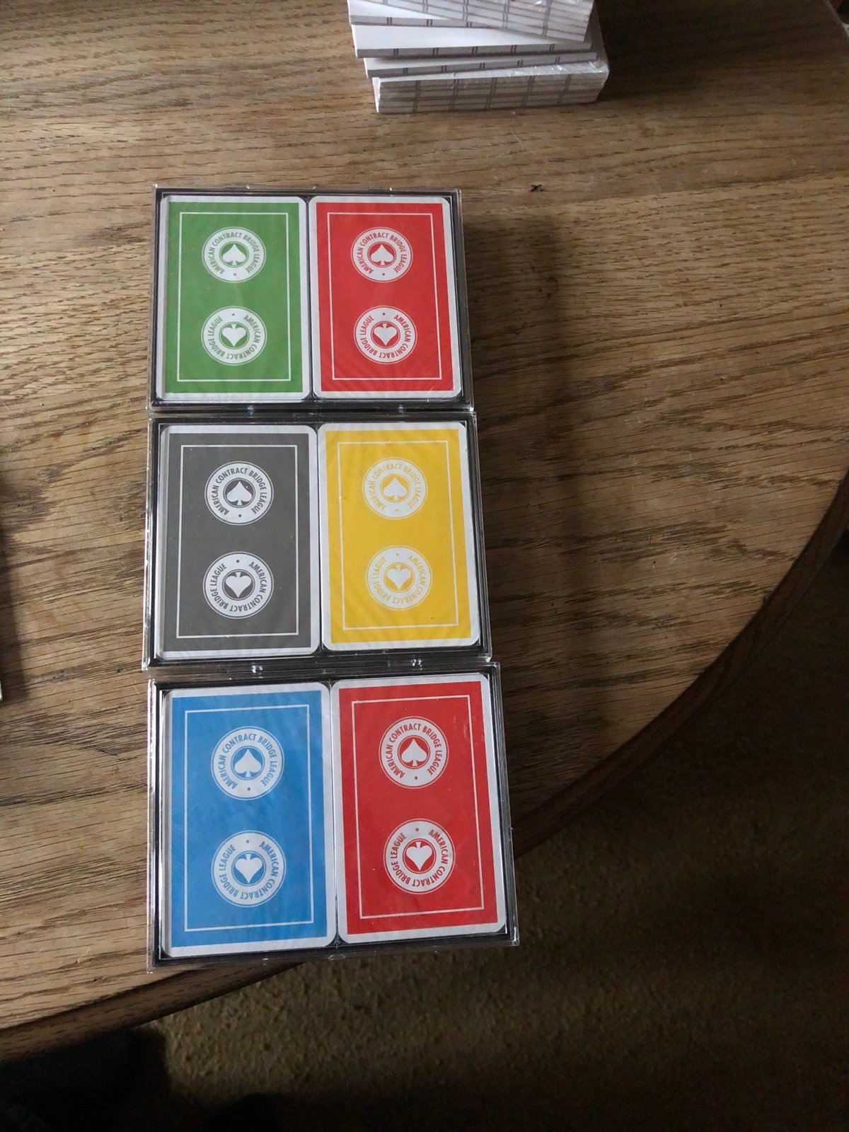 6 pack of bridge cards