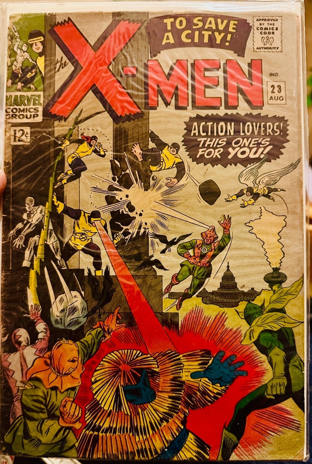 X-Men #23 (August, 1966) To Save a City