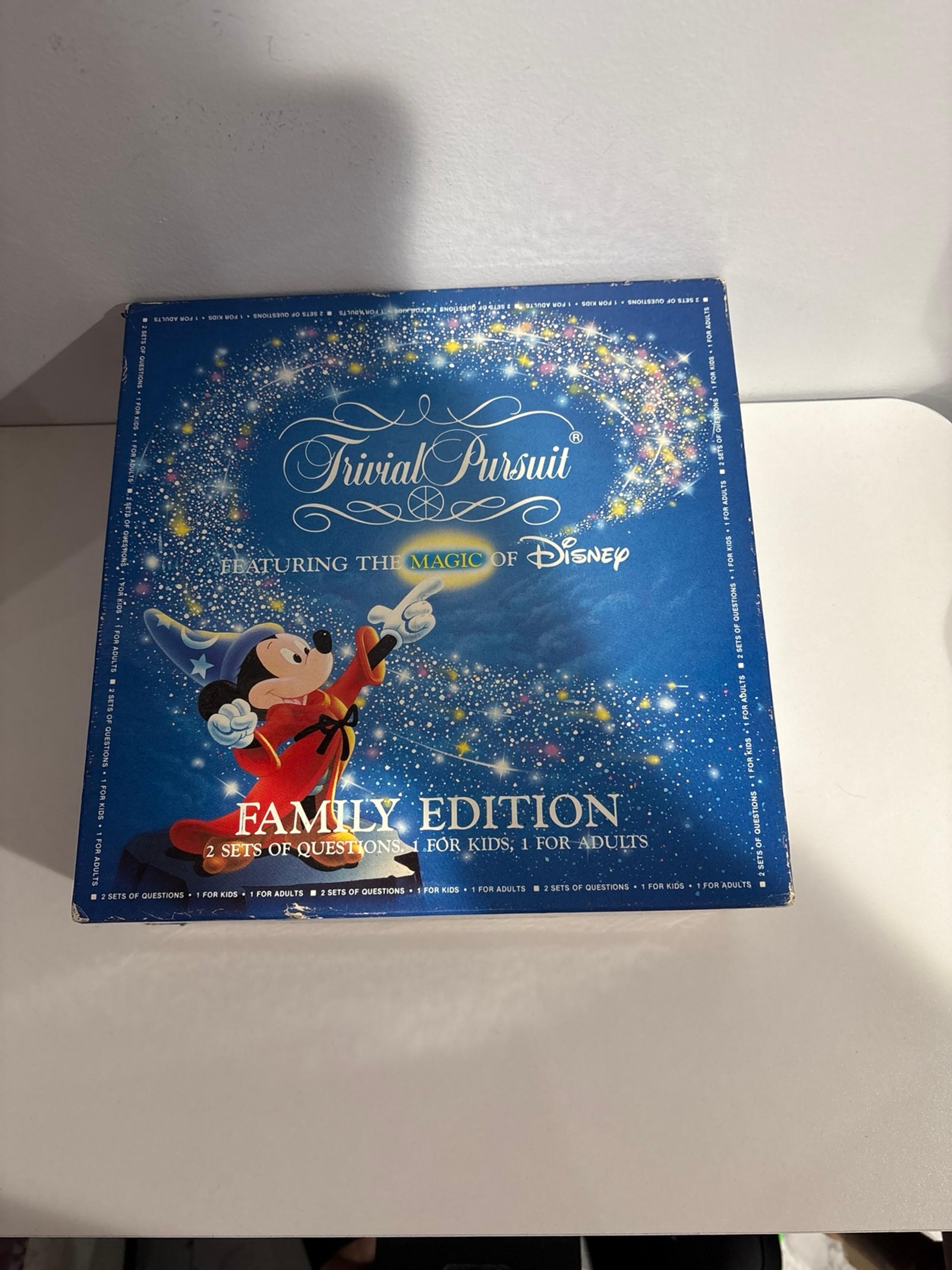 Vintage trivial pursuit board game Disney edition 1986
