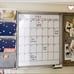 White Board Galvanized Calendar - For Home / Office - NEW- Pottery Barn