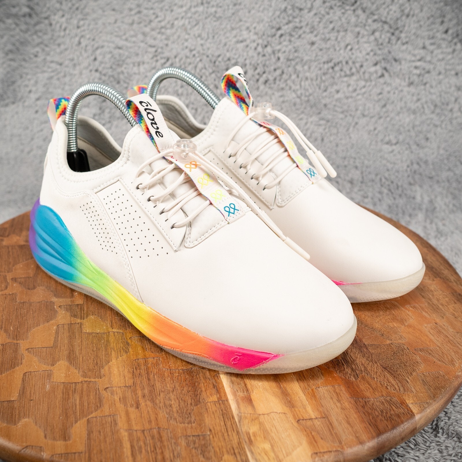 New Clove Rainbow Soul White Limited Edition Nursing W 8.5 M 7 PRIDE