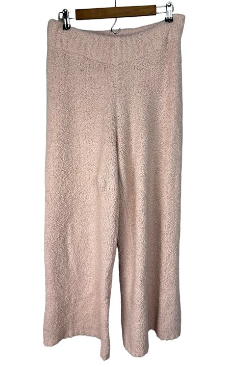 Skims Cozy Collection Fuzzy Teddy Lounge Pants Size L/XL Blush Women’s