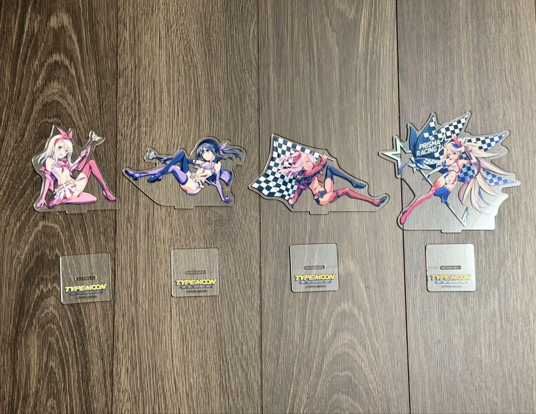 Prisma Illya Illya, Miyu, Chloe Racing Acrylic Stand 4-piece Set