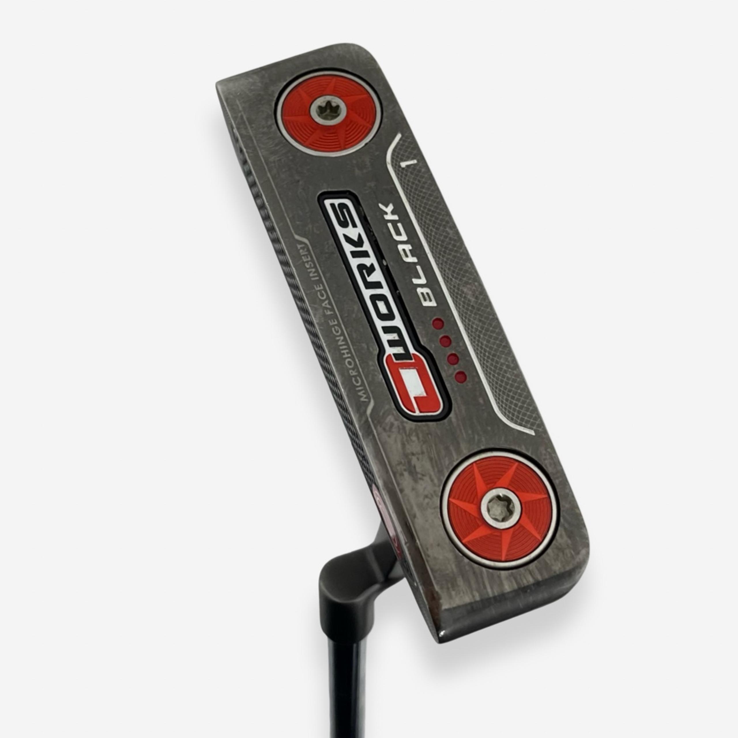 Odyssey O Works 1 Black Putter Left Handed Steel Shaft 35” W/ Headcover