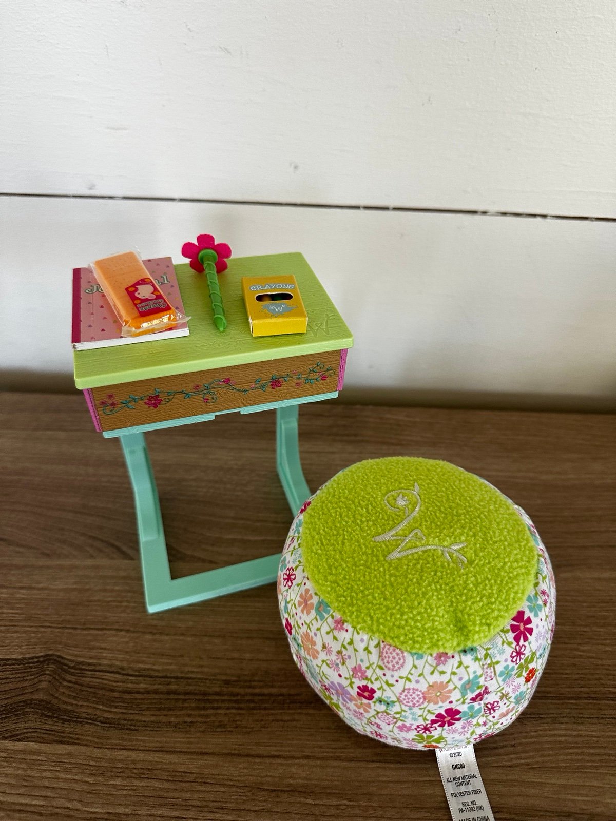 American girl wellie wisher desk set