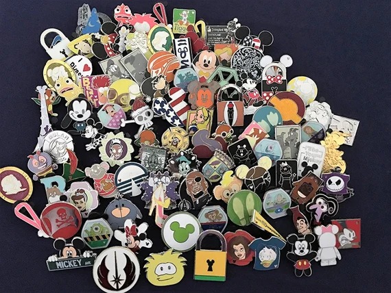50 Disney Pins Lot No Duplicates 100% Tradable FAST FREE SHIPPING & FREE GIFTDis