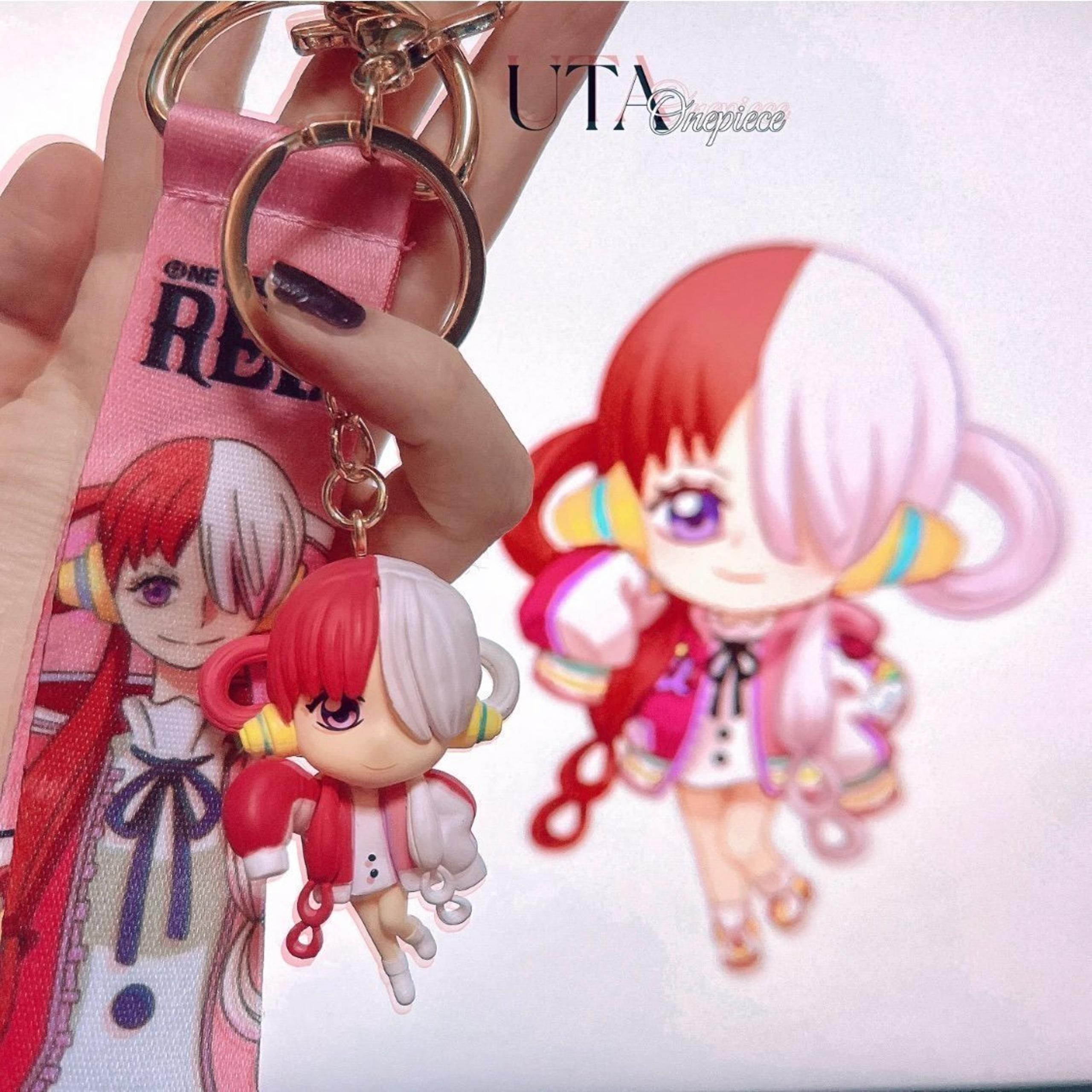 Uta Toei animation One piece film Red collectible figure toy keychain
