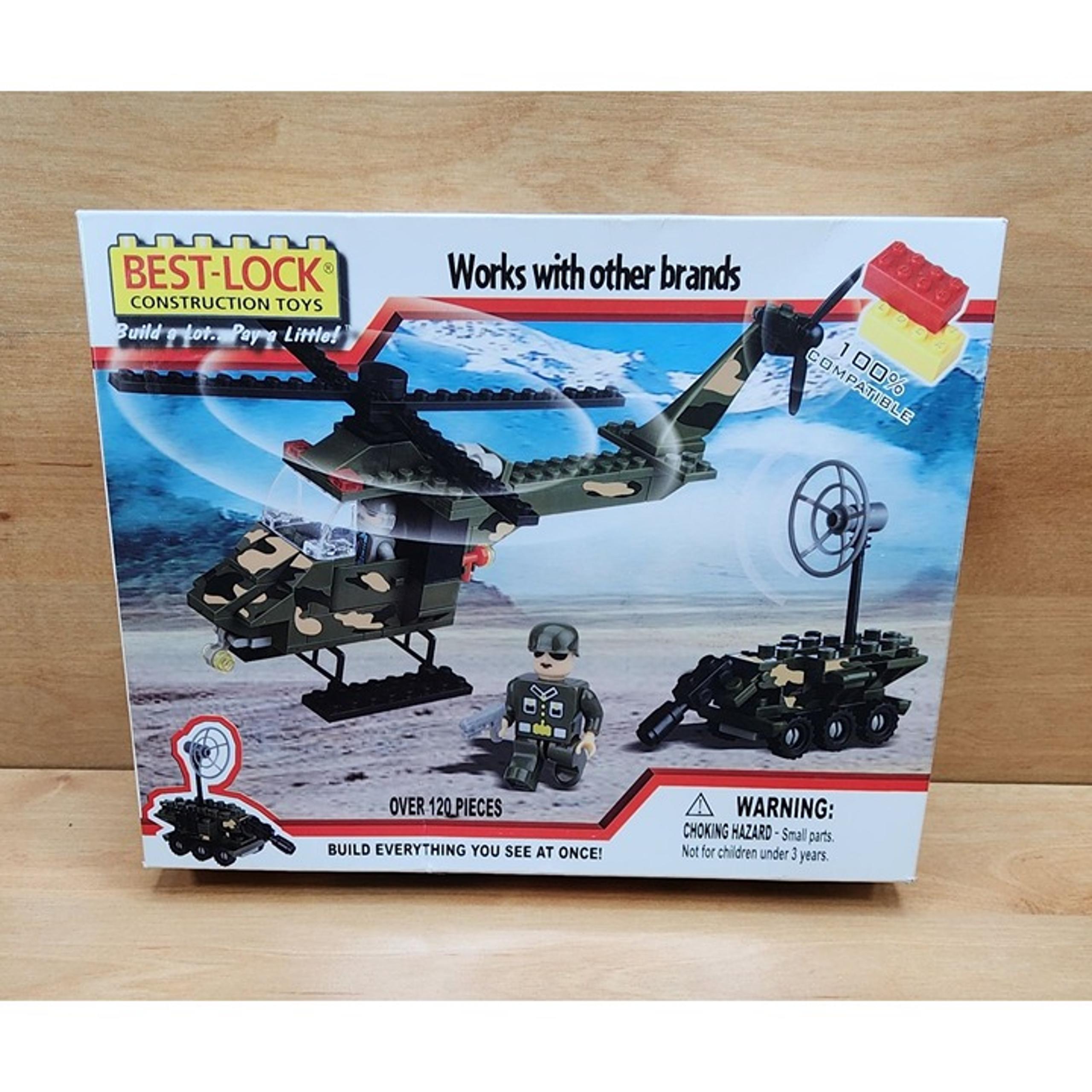 Best-Lock Construction Toys 2013 / Attack Helicopter 120 pcs