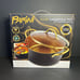 NIB Parini 4.5Qt 18K Infused Gold Coated Casserole Pot w/ Tempered Glass Lid