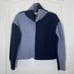 Philosophy 100% Cashmere Sweater Turtleneck Blue Colorblock Boxy L