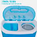Compact lightweight Portable Washing Machine 10lbs Washer w/ Spin Cycle Dryer