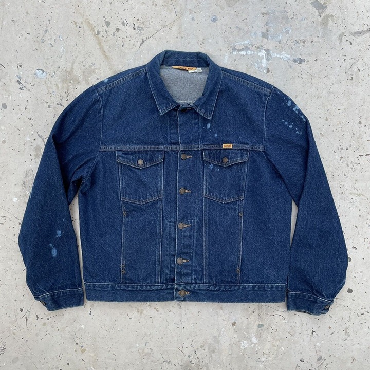 Vintage 1980’s Rustler Denim Trucker Jacket Men’s XL