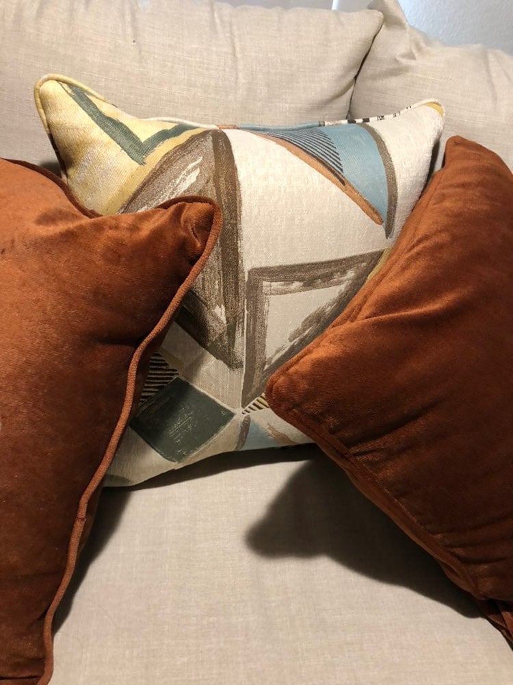 Throw pillows - all four