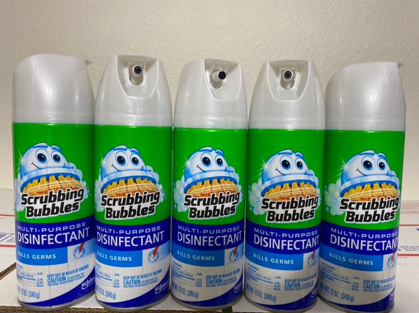 Scrubbing Bubbles Disinfectanting 5 Cans