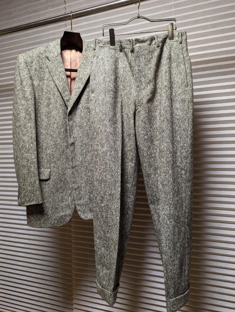 USA Vintage Exquisite Bespoke Suit Set, Donegal Tweed