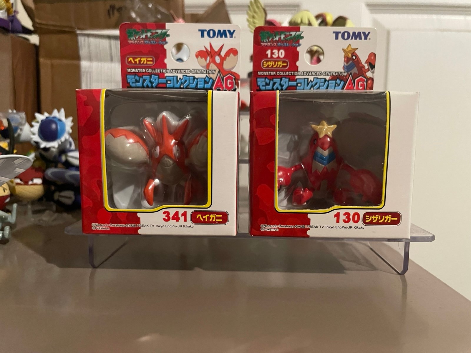 Pokemon Monster Collection AG Figure Crawdaunt 130 Corphish 341 TOMY Unopened