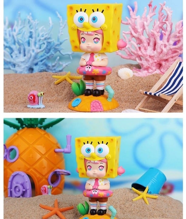 SpongeBob Angels are cute together big Figure new