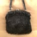 1950's Black Beaded Evening Purse