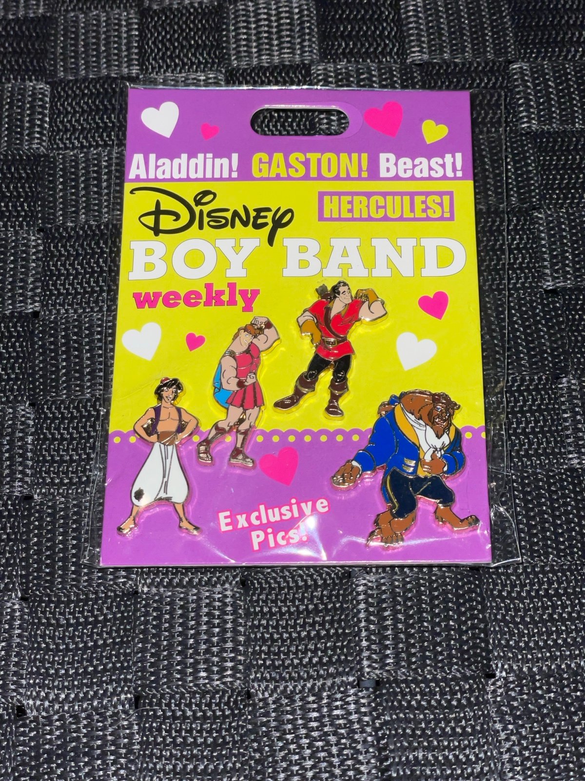 Disney Boy Band Weekly Enamel Pins